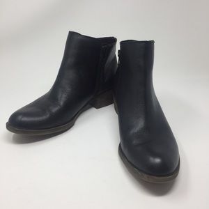 Kenzie Ghita Black Leather Ankle Boot 10M